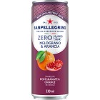 San Pellegrino Zero Melograno Arancia Burk 33cl
