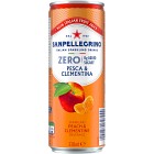 San Pellegrino Pesca Clementina Zero Läsk Burk 33cl