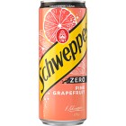 Schweppes Pink Grape Tonic Zero Drinkmix Burk 33cl