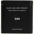 Teministeriet 580 Black Earl Grey Organic Tin 100g