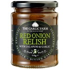 The Garlic Farm Red Onion Relish Jalapeño & Garlic 310g