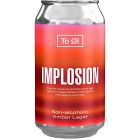 To Øl Implosion Amber Lager Öl 0,5% 33 cl