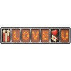 Weibler Confiserie Chocolaterie Chokladask Love U 70g