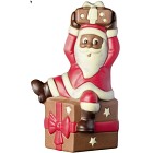 Weibler Confiserie Chocolaterie Chokladfigur Jultomte på Paket 300g