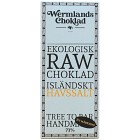 Wermlands Choklad Ekologisk RAWChoklad 73% Isländskt Havssalt 50g