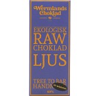 Wermlands Choklad RAW Ljus EKO 50g