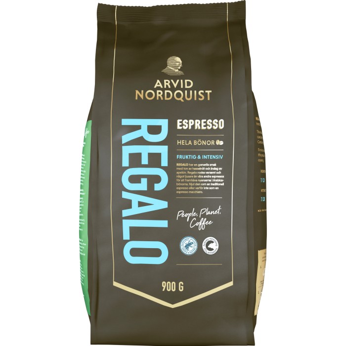 Arvid Nordquist Espresso Regalo Hela B&ouml;nor 900g