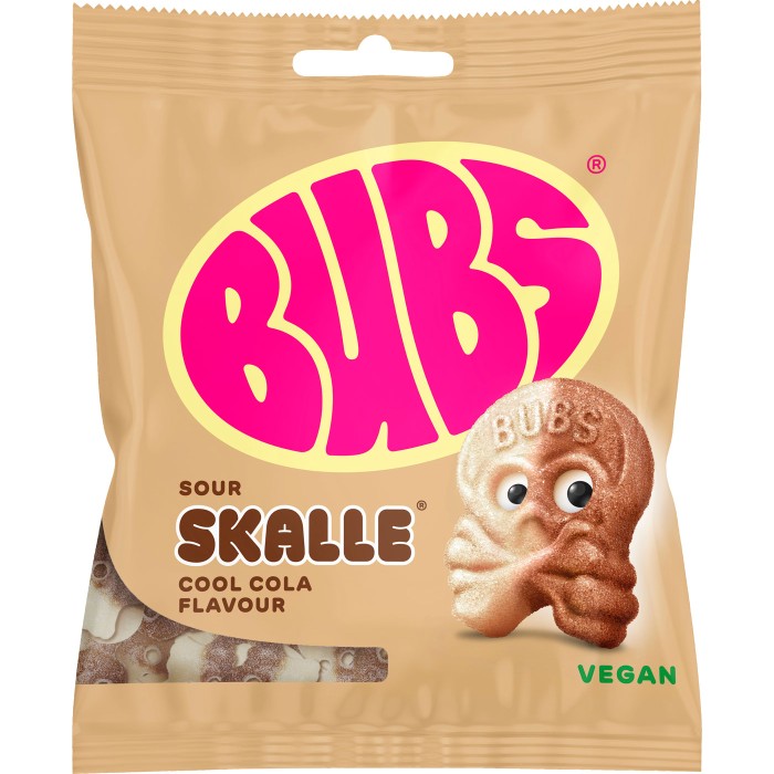 BUBS Godis Cool Cola Skalle 155g