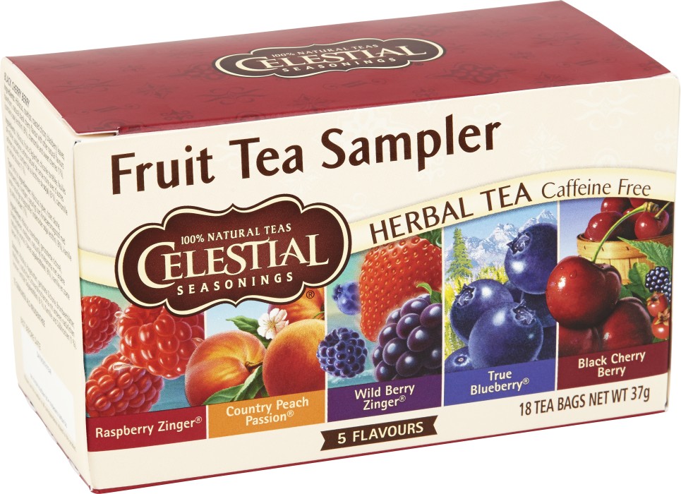 Köp Celestial Seasonings Fruit Tea Sampler 55g på delitea.se
