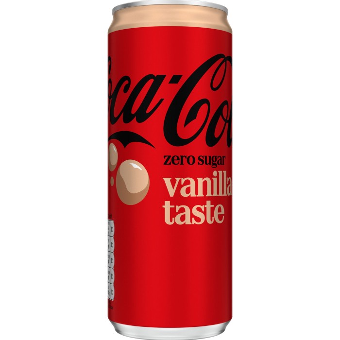 Coca-Cola Zero Vanilla Burk 33cl
