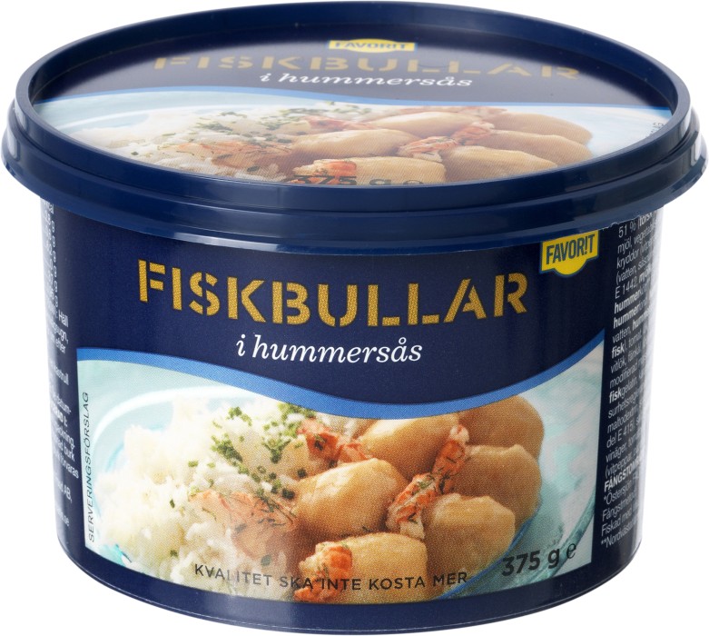 fiskbullar i hummersås fiskbullar i hummersås