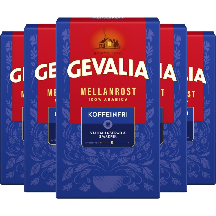 Gevalia Malet Mellanrost Koffeinfri 12x425g