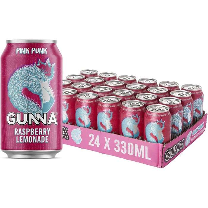 Köp Gunna Pink Punk Raspberry Lemonade 24x33cl på delitea.se