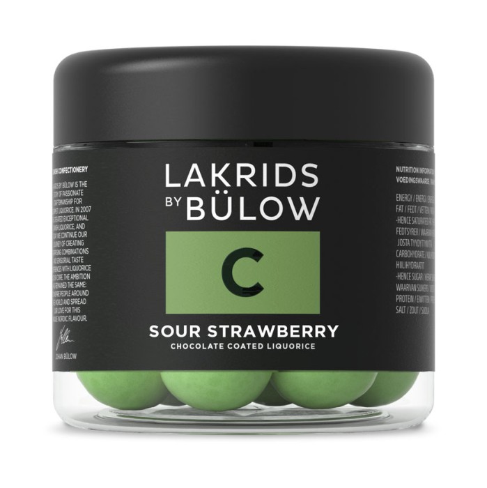 Lakrids by Bülow C Sour Strawberry 125g