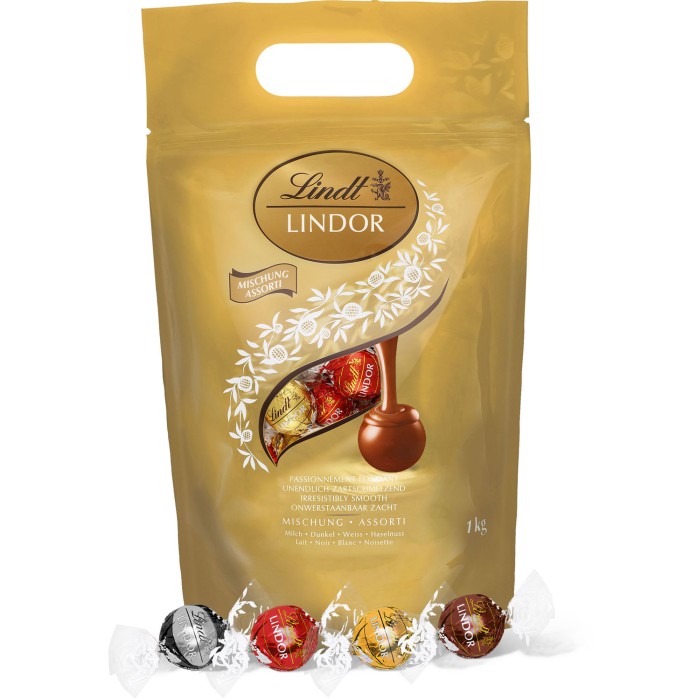 Lindt LINDOR - Njut av oemotståndligt krämiga choklad från LINDOR