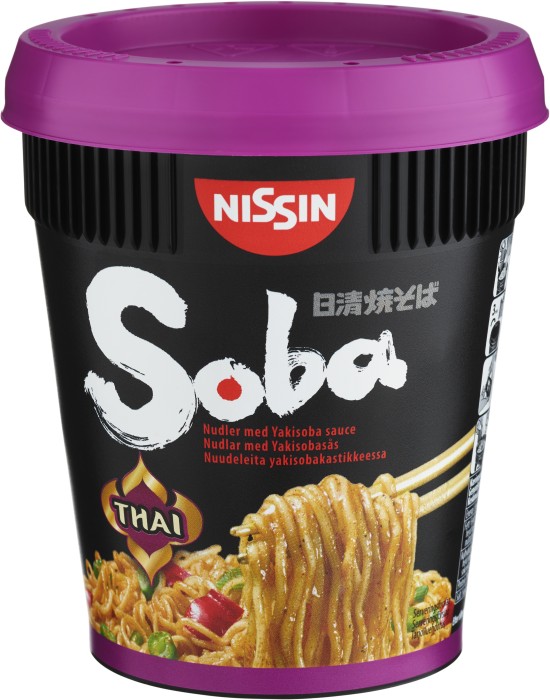 Köp Nissin Nudlar Soba Cup Thai 90 g på delitea.se