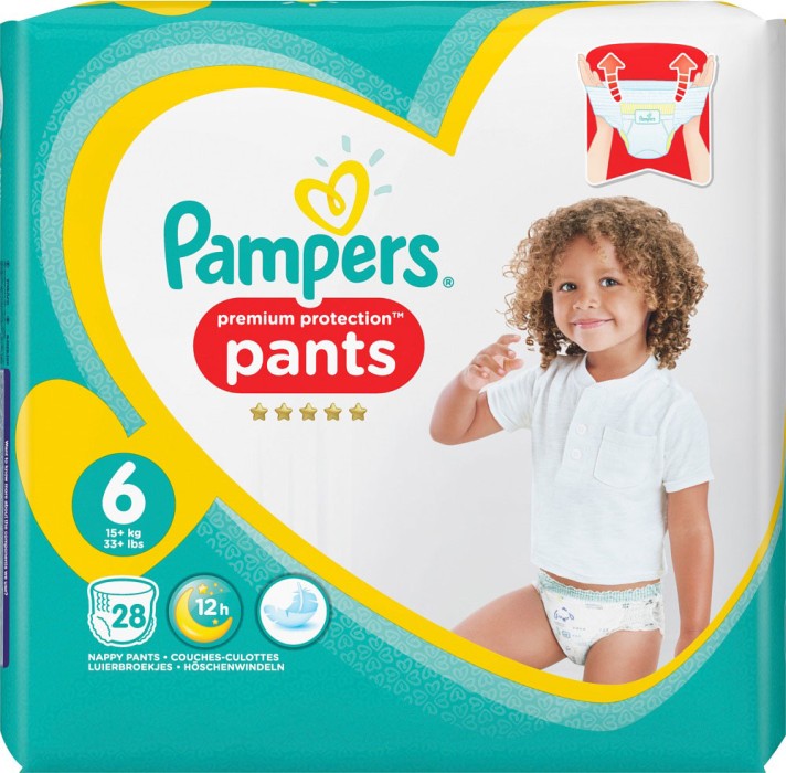 Köp Pampers Premium Protection Pants S6 28 st på delitea.se