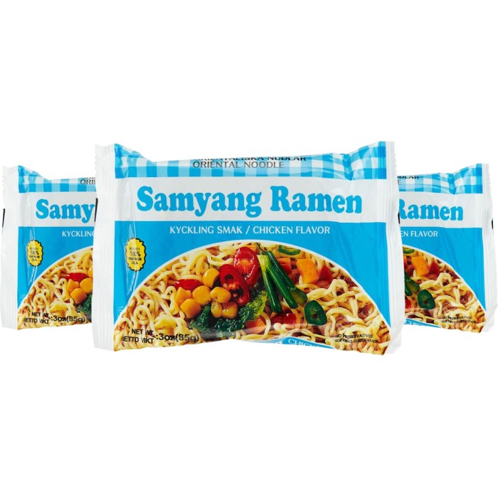Samyang Ramen Snabbnudlar Kyckling 24x85g