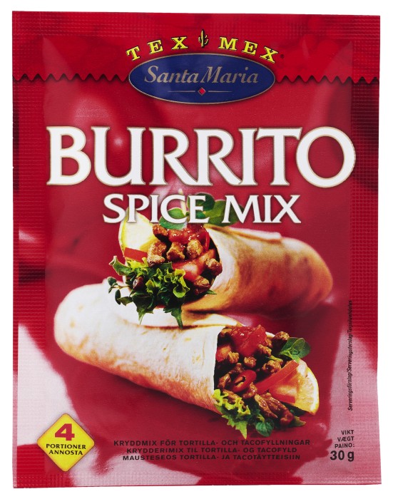 Köp BERGENDAHLS - 1512 - SANTA - SANTA BURRITO KRYDDMIX 30G (SANTA ...