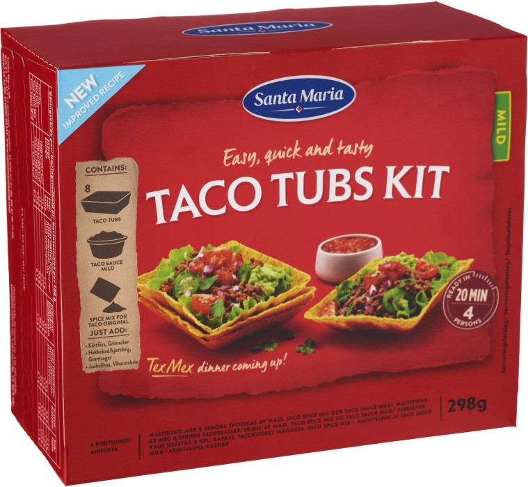 Kop Santa Maria Taco Tubs Kit 298 G Pa Delitea Se