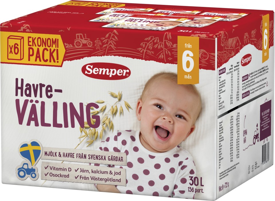 semper välling 6 mån