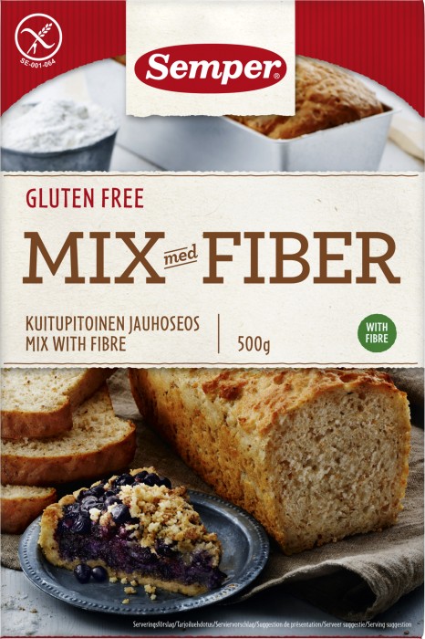 offentliggøre systematisk Site line Köp Semper Mix med fiber glutenfri 500 g på delitea.se