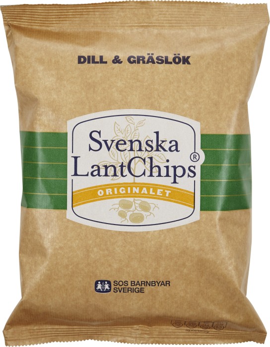 Köp Svenska LantChips Dill & Gräslök 200 g på delitea.se