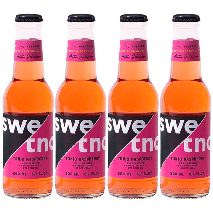 Köp Swedish Tonic Raspberry Tonic Water 4x20cl på delitea.se
