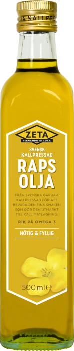Köp Zeta Rapsolja Kallpressad Nötig 500 ml på delitea.se